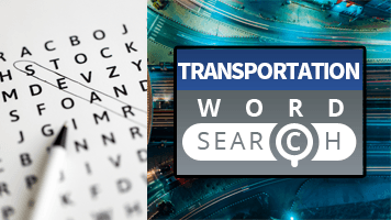 Transportation Word Search