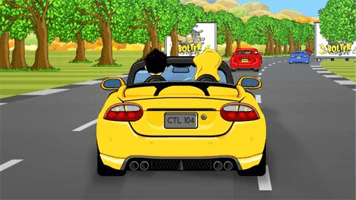 🕹️ Play Car Rush Game: Free Online HTML Car Racing Video Game