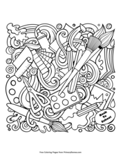 elementary school coloring page