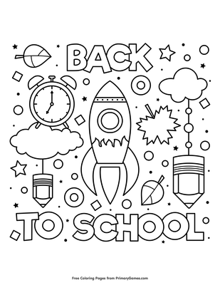 5 Free Printable Back to School Coloring Pages for Kids