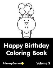 Happy Birthday Coloring Pages Free Printable Pdf From Primarygames