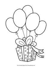 9+ Happy Birthday Coloring Pages - Free PSD, JPG, Gif Format Download