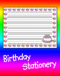 Birthday Stationery