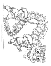 Ang Pow Red Envelope Coloring Page • FREE Printable PDF from PrimaryGames