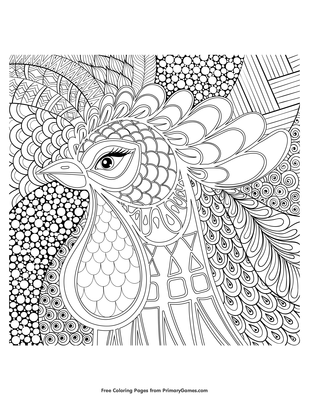 coloring pages of chinas bird