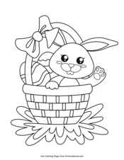 Easter Coloring Pages Free Printable Pdf From Primarygames