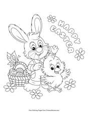 Download Easter Coloring Pages Free Printable Pdf From Primarygames
