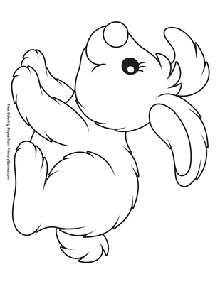 chubby bunny coloring pages