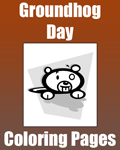Groundhog Day Coloring Pages