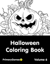 Happy Halloween Mini Coloring Book Free Printable PDF Download Number 2 