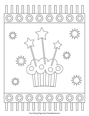 july 4 coloring pages free