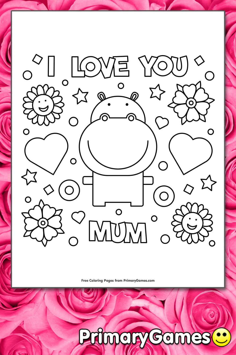 i love you mama coloring pages