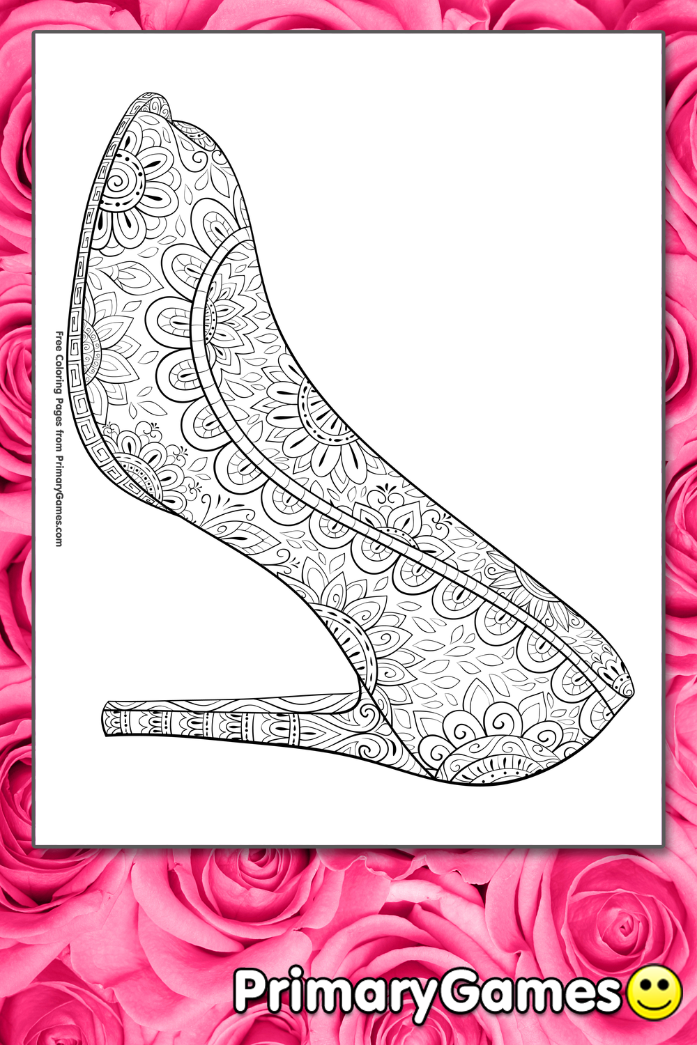 Children's coloring book for girls. Female legs in a pose. Shoes stilettos, high  heels 23585029 Vector Art at Vecteezy