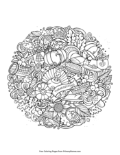Featured image of post Thanksgiving Coloring Pages For Adults