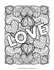 valentine's day coloring pages • free printable pdf from