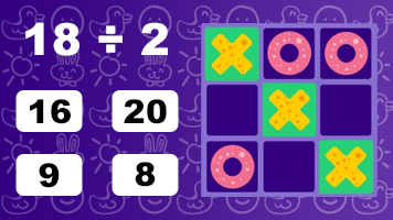 Tick Tock Tac Toe (Time): One-Page Math Game