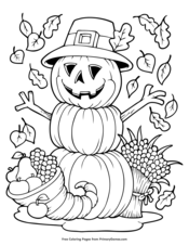 Free Printable Fall Coloring Pages - FREE PRINTABLE TEMPLATES