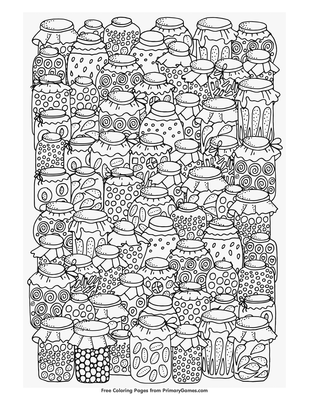 jar coloring pages