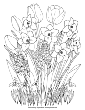 Featured image of post Simple Flower Coloring Pages Pdf / 8.5 x 11 inches for personal use only you will not get: