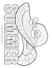 june coloring pages to print