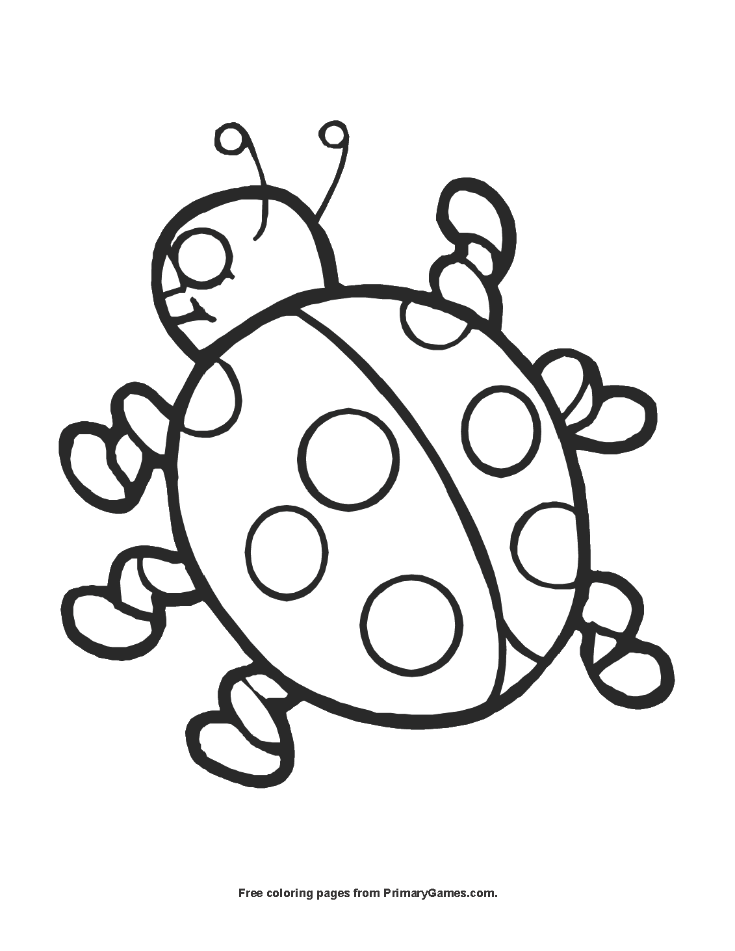 Ladybug Coloring Page