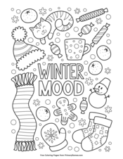 Winter Coloring Pages • FREE Printable PDF from PrimaryGames