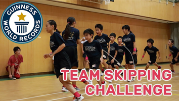 Guinness World Records Incredible Team Skipping Challenge Free Online Videos