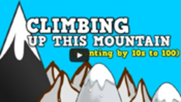 Climbing Up This Mountain (Counting by 10s up to 100) - Free Online Videos